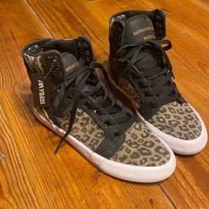 Supra sky top cheetah high tops size 7